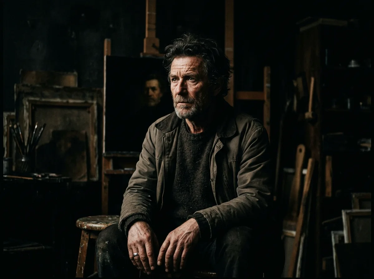 Moody portrait example